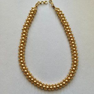 Indian Gold Choker Necklace